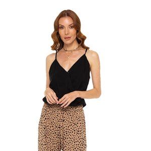 Khush Racerback Top Lanis - Solid Black